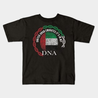 United Arab Emirates Its In My DNA - Gift for UAE Emirati From United Arab Emirates Kids T-Shirt